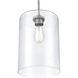 Moven 1 Light 9 inch Satin Nickel Mini-Pendant Ceiling Light
